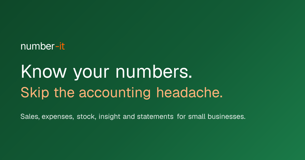 Number-it: know your numbers, skip the accounting headache